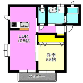 ラフィーネ江木【2階】の間取り