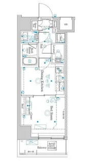 ラフィスタ町田【8階】の間取り