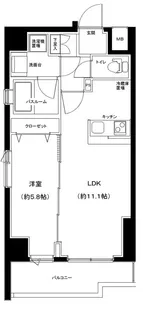 ガリシア錦糸町パークサイド【6階】の間取り