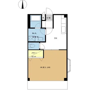 アミークス・I【2階】の間取り