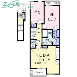 M・プラム II【2階】の間取り