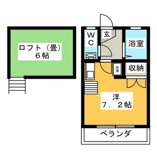 トゥインスター【2階】の間取り
