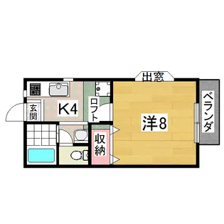 カーザセレーナ【2階】の間取り