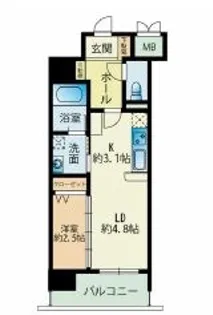 サニークレスト須崎町【5階】の間取り