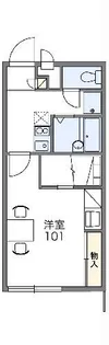 レオパレスシャイン【2階】の間取り