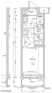 Log登戸Station side【3階】の間取り