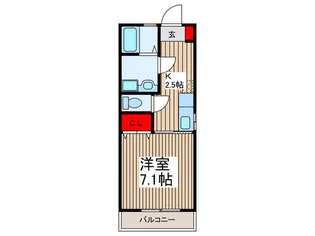 ハルフォ-ト【2階】の間取り