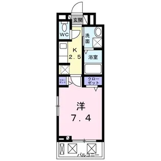 ベル・ツリー仲原【3階】の間取り