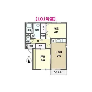 グランディールFI【1階】の間取り