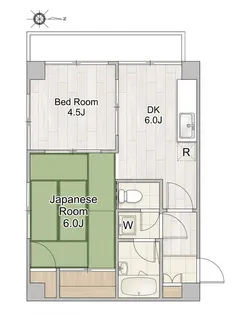 ライオンズマンション学芸大学第2【1階】の間取り