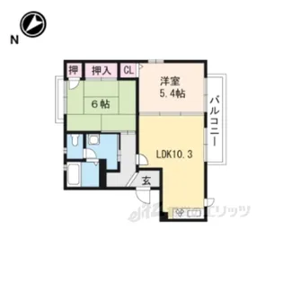 シャーメゾンピュアズA棟【2階】の間取り