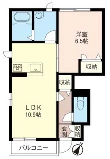 アンビエラK&S ShaMaison【1階】の間取り