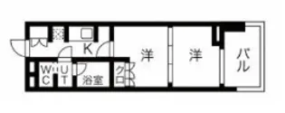N sパークレジデンス新宿御苑 エヌズパークレジデンス【11階】の間取り