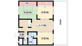 アイコート【1階】の間取り