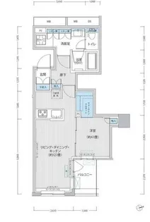 RODIA日本橋茅場町【5階】の間取り