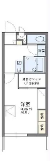 レオパレス綾瀬第8【3階】の間取り