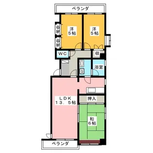 エミネンスみたけ台【3階】の間取り