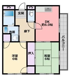 マンションOMOYA【4階】の間取り