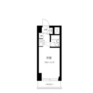 プライムステイ築地【8階】の間取り