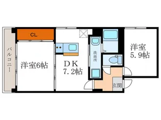 Chateau Biei【3階】の間取り