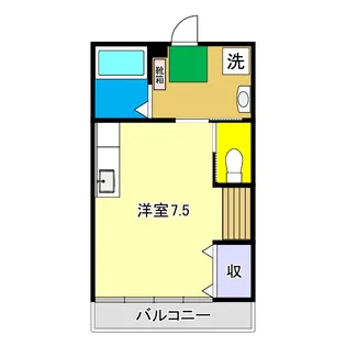 FUJIハイツ【2階】の間取り