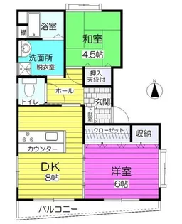 永井マンション【2階】の間取り