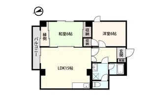 アシスト第2金沢マンション【1階】の間取り