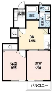 クラールA棟【1階】の間取り