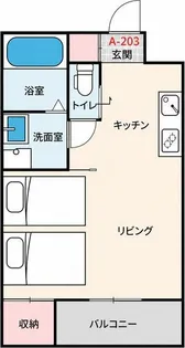 SUN生A号棟【2階】の間取り