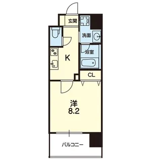 ELGRAND下通【3階】の間取り