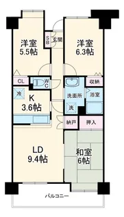 MYT・PARACIO【3階】の間取り