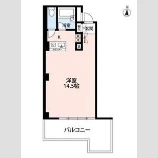 ハウゼ芦屋【3階】の間取り
