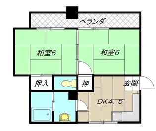 MDIマンション苅田駅前【6階】の間取り