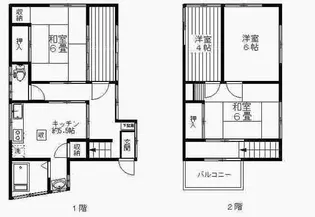 鈴木貸家A【1階】の間取り
