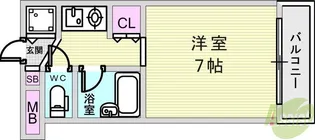 アンシャンテ御影【1階】の間取り