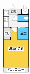 A・City熊味【3階】の間取り