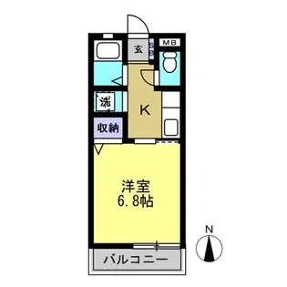 プルミエールメゾン【3階】の間取り