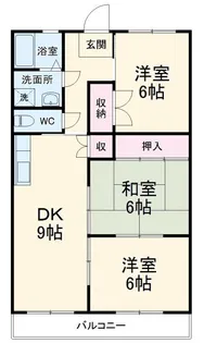 ファミール幸【1階】の間取り