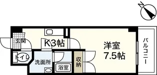 Brighton弐番館【4階】の間取り