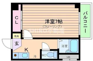 メゾンコウエイ【11階】の間取り