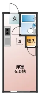 エステートアマチ【1階】の間取り