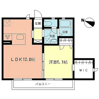 シェーンハイムB【1階】の間取り
