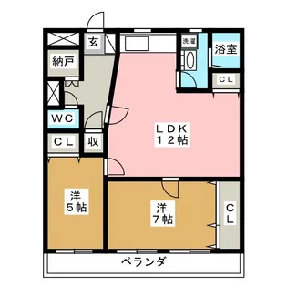 アドミール・大曽根【6階】の間取り