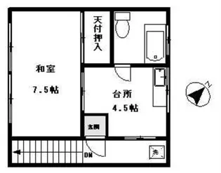 吉原荘【2階】の間取り