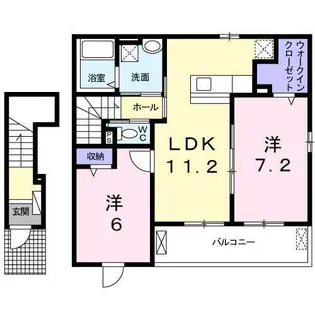 フェリーチェ【2階】の間取り
