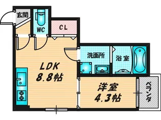 グラン シーズン2【3階】の間取り