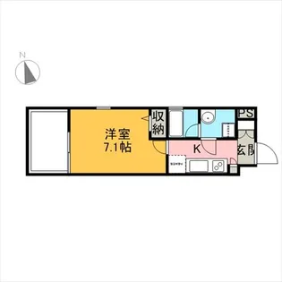 MFPRコート蒲田【6階】の間取り