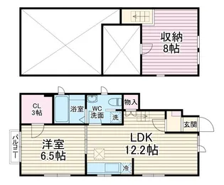 リッチハウス【1階】の間取り
