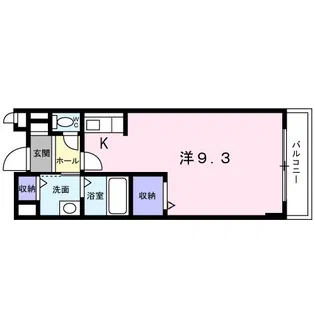 グレイスカルティエ【2階】の間取り