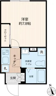 セレス池田山【2階】の間取り